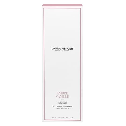 Laura Mercier Hydrating Body Wash, Foaming Daily Body Cleanser, Up to 10HR Hydration, Softens and Smooths Skin, Non-Drying Formula, Creamy Gel Texture