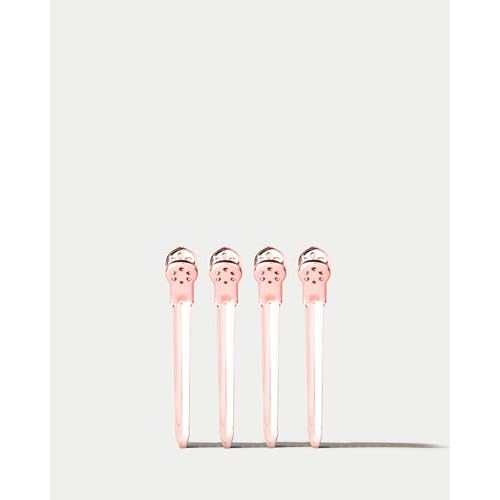 Framar Rose Gold Metal Hair Clips For Styling - Professional Hair Styling Clips, Hair Sectioning Clips, Salon Hair Clips Metal, Hairclips, Hair Salon Supplies ? Extra Strong Hold ? 4 Pack