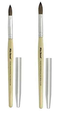 Mia Secret - Brush - (Acrylic) Studio Professional - (SNB-8 OR)+(SNB-10 OR) 2pc Set