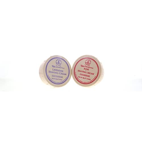 Taylor of Old Bond Street Shave Cream - 2 Pack 5.3 0z Each Choose Your Scents! (Rose and Lavender)