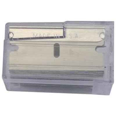 Stanley 28-510 1-1/2" Single Edge Razor Blades w/Dispenser 10 per Package