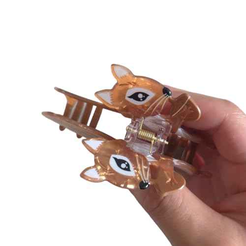 Novelty Squirrel Hair Clip,Acrylic Claw Clips,Hair Clips for Women