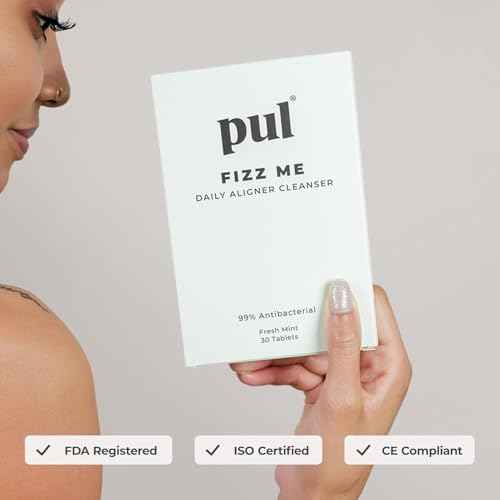 PUL Aligner Cleaner Tablets (Pack of 96) ? For Cleaning Invisalign, All Clear Aligners & Retainers ? Removes Odor, Stains, Plaque ? Cleans Dentures, Night & Mouth Guards, All Dental Removables