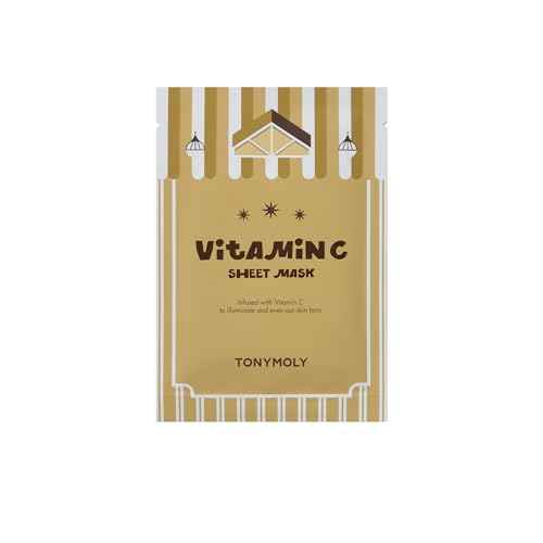 TONYMOLY Mini House of Masks 6-Pack Holiday Skincare Gift Set | Collagen & Vitamin C Korean Sheet Masks | Hydrating, Brightening & Firming Face Masks | Festive Stocking Stuffer for Women