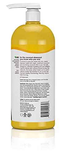 Alba Botanica Very Emollient Body Wash, Coconut Rescue, 32 Oz
