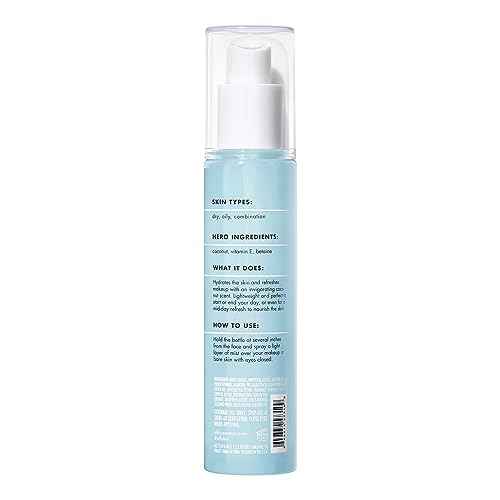 e.l.f. SKIN Holy Hydration! Hydrating Coconut Mist, Refreshes, Soothes & Invigorates Skin, Tropical Scent, 2.7 Fl Oz (Pack of 1)