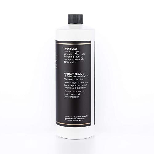 Naked Sun Honey Glow Violet Spray Tan Solution - 32 oz Airbrush Sunless Self Tanning Spray