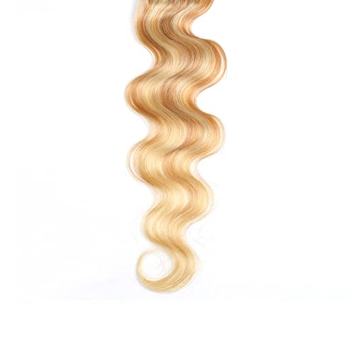 Honey Blonde Bundles Human Hair 613 Body Wave Bundle Blonde Body Wave Bundle 14 14 14 inch P27/613 Human Hair Bundles