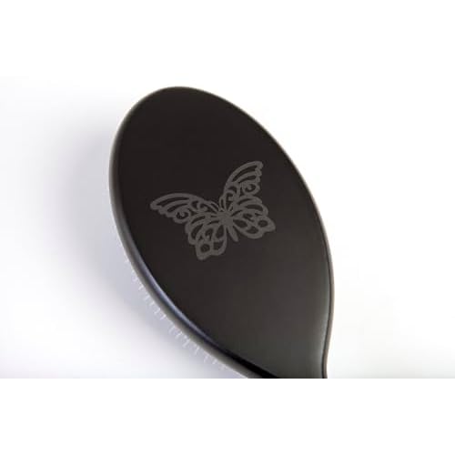 Premium German Hair Brush ? Wild Boar Bristle & Rounded Nylon Pin Hairbrush, Large Combination Brush for Women, Best for Smoothing Medium to Thick Hair, Handmade in Germany - Large Size