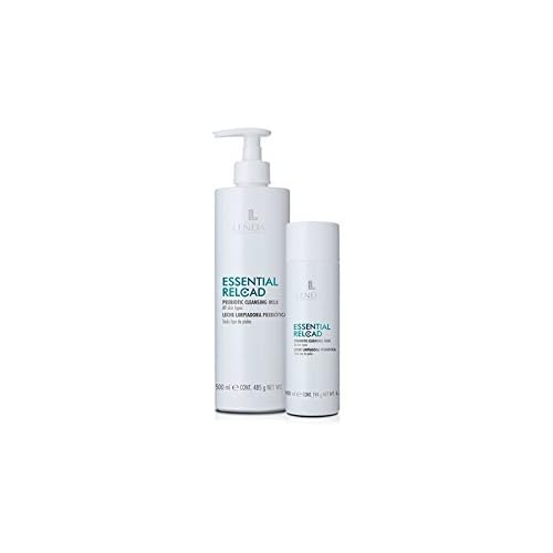 Lendan - Prebiotic Cleansing Milk - Essential Reload - 500 ml - All Skin Types - Removes Makeup and Impurities - Brightness and Hydration - Lightweight Texture
