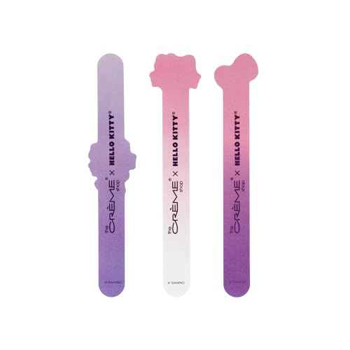 The Cr?me Shop X Hello Kitty Smooth Perfection Nail Files Nail Files for Natural Nails, Nail Tools (Set of 3)