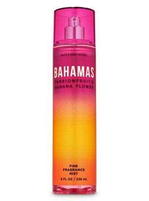 Bath and Body Works - Bahamas Passionfruit & Banana Flower - Fine Fragrance Mist and Ultra Shea Body Cream - Full Size –2020
