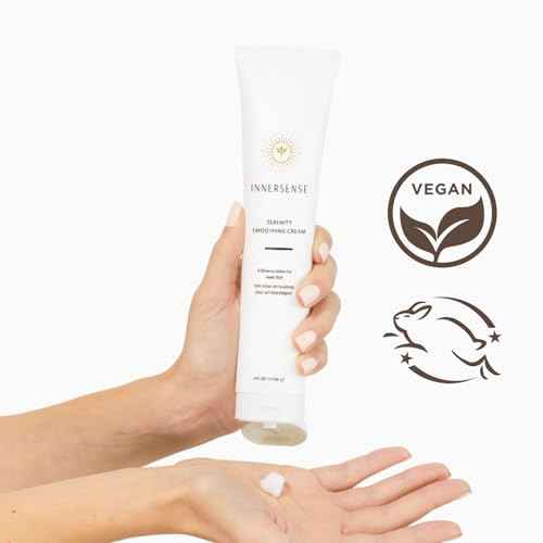 INNERSENSE Organic Beauty - Natural Serenity Smoothing Hair Cream | Protects, Hydrates, Smoothes | Non-Toxic, Cruelty-Free Haircare (2 Pack - 2 fl oz | 59.1 mL each)