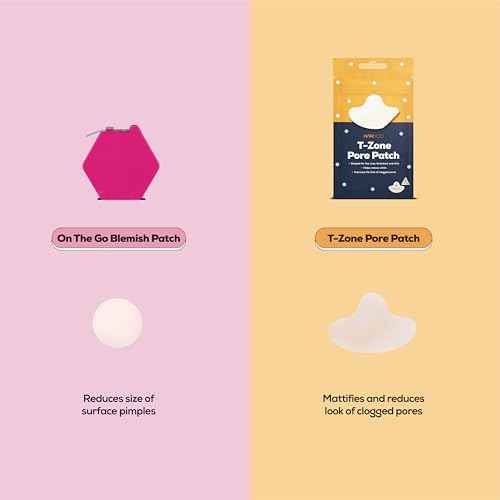 Hanhoo T-Zone Pore Patch and On the Go Blemish Patch Bundle, 132 Total Patches, Hydrocolloid Patches for Clogged Pores and Pimples, Shrinks Pimples, Blackhead and Acne Treatment, Korean Skincare