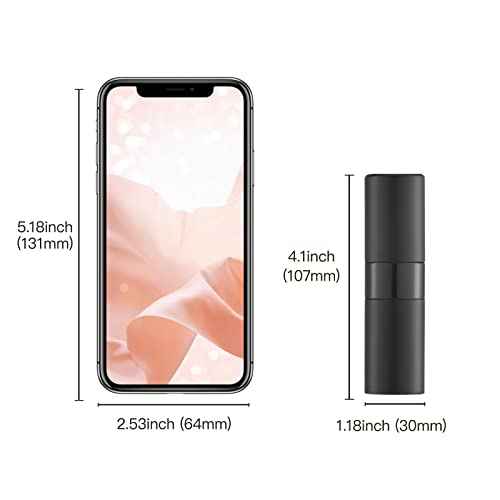 20ML Perfume Atomizer, Travel Cologne Spray Bottle, Mini Empty Sprayer Dispenser (4PCS)