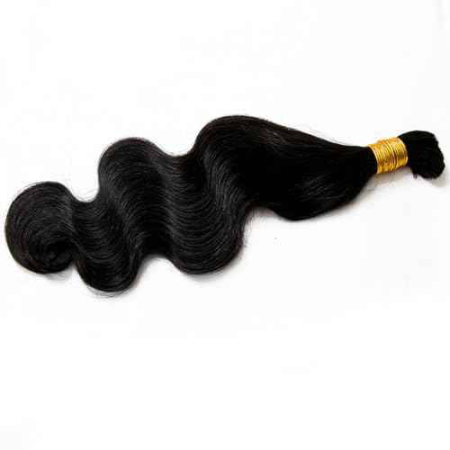 YWIGS Body Wave Human Hair for Boho Braids Unprocessed Human Braiding Hair Bundles 100G Human Boho Hair NC 18inch