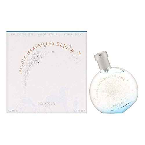 Hermes Eau Des Merveilles Bleue Eau De Toilette 1.6 Oz/ 50 Ml - Spray for Women By 1.6 Fl Oz