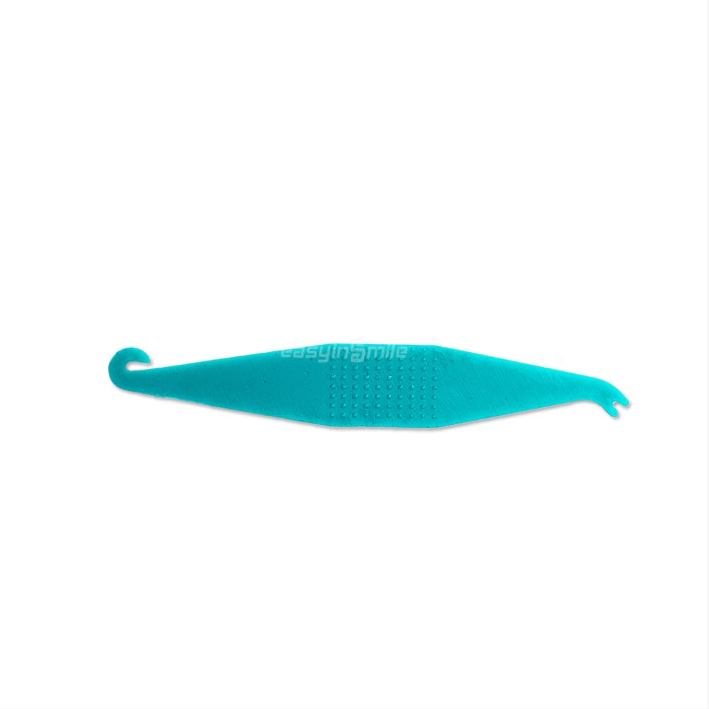 SNAWOP Dental Elastic Placers Orthodontic Braces Rubber Bands Plastic Hooks (Multi Color 10PCS)