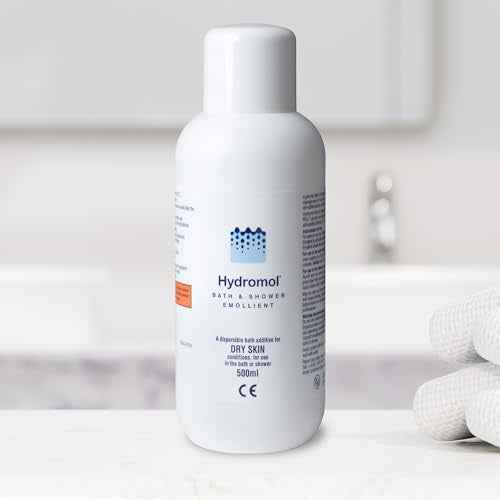 Hydromol Bath and Shower Emollient, 1 Litre, for The Management of Eczema, Dermatitis, Psoriasis and Other Dry Skin Conditions