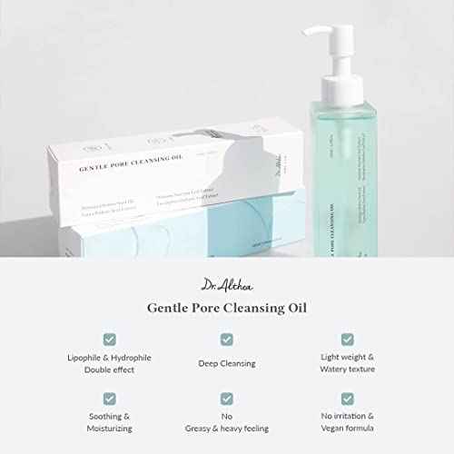 Dr.Althea Gentle Pore Vegan Cleansing Oil - Vegan & Cruelty Free, Watery & Lightweight Texture, hydrating cleanse without greasy finish