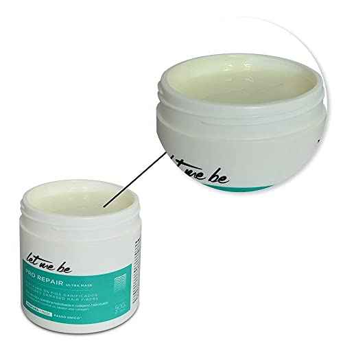 Let Me Be Smoothing Protein 1L/33.8fl.oz + Deep Repair Mask 500ml/16.90fl.oz Haircare Duo - Professional Strength Treatment and Mask