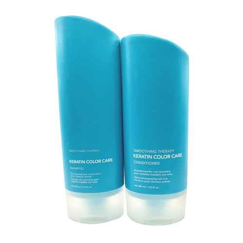 Generic Keratin Color Care Shampoo and Conditioner DUO 13.5 Fl.oz Each, Blue