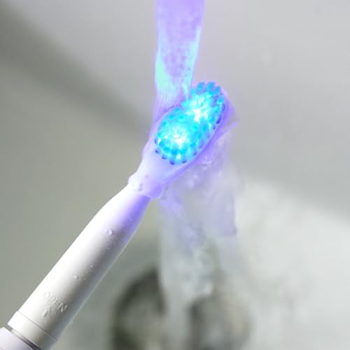 Blue Light Toothbrush Head Replacement 3-Pack for Smile Actives Blue Light Toothbrush