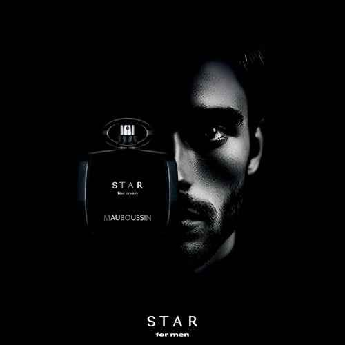 Mauboussin - Star For Men 90ml (3 Fl Oz) - Eau de Parfum for Men - Woody & Amber Scents