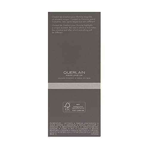 Guerlain L'instant Pour Homme Eau de Toilette Spray, 3.3 Ounce, Multicolor