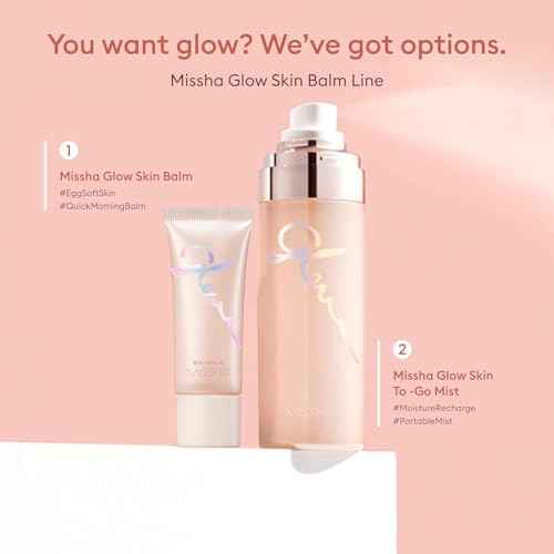 MISSHA Glow Skin Balm 0.68 fl oz/ 20ml, 4-in-1 Primer, Moisturizing Cream, Morning Pack, Luminizing Cream for a Flawless Natural Glow, Glass Skin, Stocking Stuffers