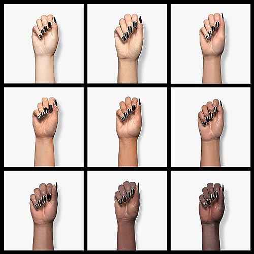 Beetles Black Winter Gel Polish 2Pcs 0.51Fl.OZ Pure Black Gel Nail Polish Set 15ml Dark Base Color Soak Off Uv Nail Lamp Art Manicure DIY Design Gift for Women Long Nights Collection