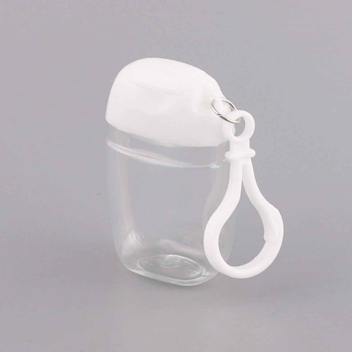 36 Pcs Flip Cap Bottle with Hook Refillable Travel Bottles Multi-function Empty Bottles Empty Hand Bottles Practical Small Bottles Leakproof Travel Bottles Keychain Hand Dispenser