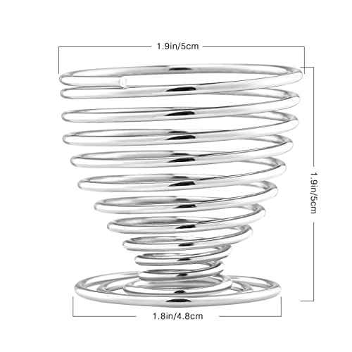 Luxspire Beauty Sponge Blender Holder, Makeup Blender Stand, Makeup Powder Puff Beauty Tool Dryer Drying Rack Egg Powder Puff Display Stand, Silver, 2 Pack