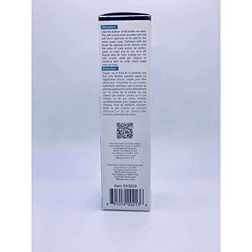 MD Follicle Energizer Natural Hair Growth Serum | Follicle Energizer Serum - Prevents Thinning Hair & Hair Loss By Stimulating Hair Follicles To Produce Thicker, Fuller Hair (30-Day Supply Per Tube)