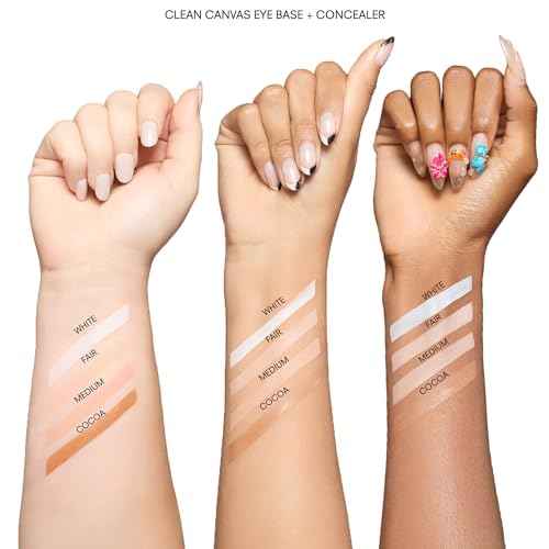 Gerard Cosmetics Clean Canvas Medium Eye Concealer and Base Smudge Proof, Makeup Primer and Eyeshadow Base, Made in the USA, Vegan Formula, Cruelty Free
