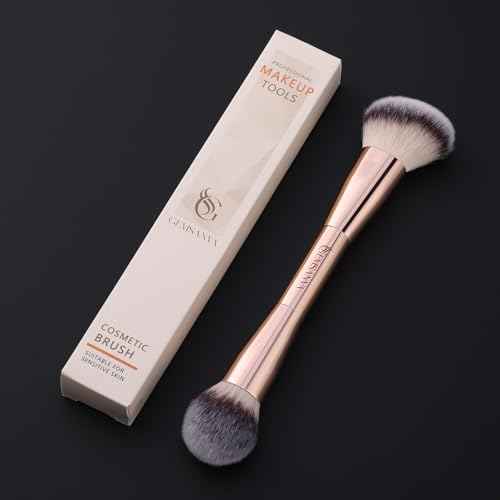 Foundation Brush & Concealer Brush - Multi-Use Dual Ended Makeup Contour Brush for Cream, Liquid, Powder