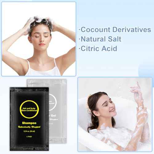 Toiletry Kits Homeless Personal Hygiene Kits for Homeless Care Package Supplies In Bulk, Disposable Travel Size Essential Women Men Toiletries Set for Hotel, Charity,Camping,Travel (100 Pack)