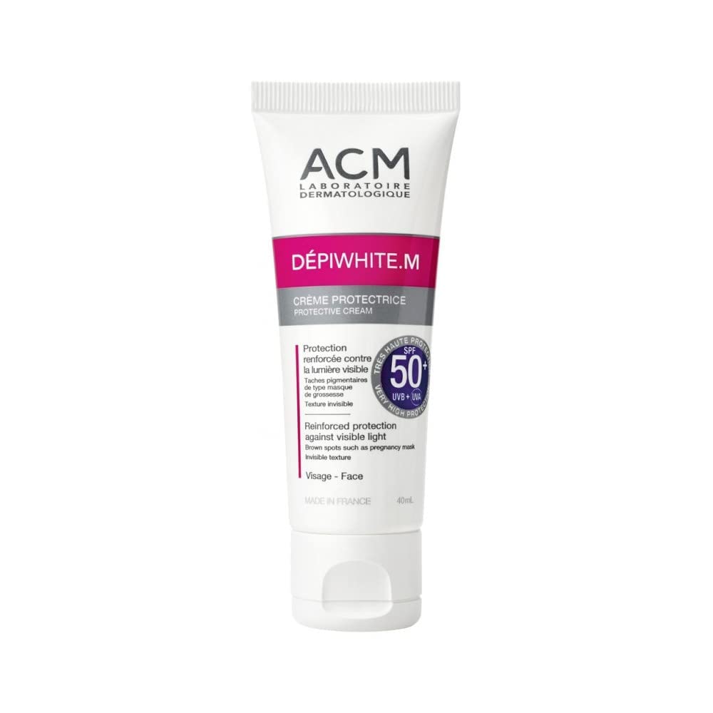 ACM Depiwhite M Cream - Protective Cream - SPF50+ 40ml/1,7 oz - Pantalla Solar