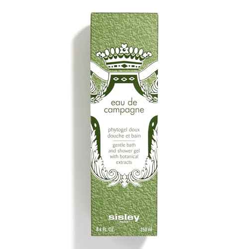 Sisley Paris Eau de Campagne Bath and Shower Gel - 250 mL - Gentle, Creamy, Foaming Body Cleanser with Botanical Extracts
