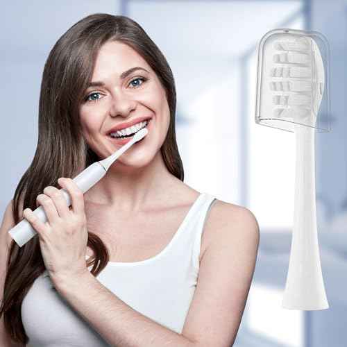 Replacement Toothbrush Heads 10 Pack Compatible with Gleem Electric Toothbrush, 5Black+ 5White