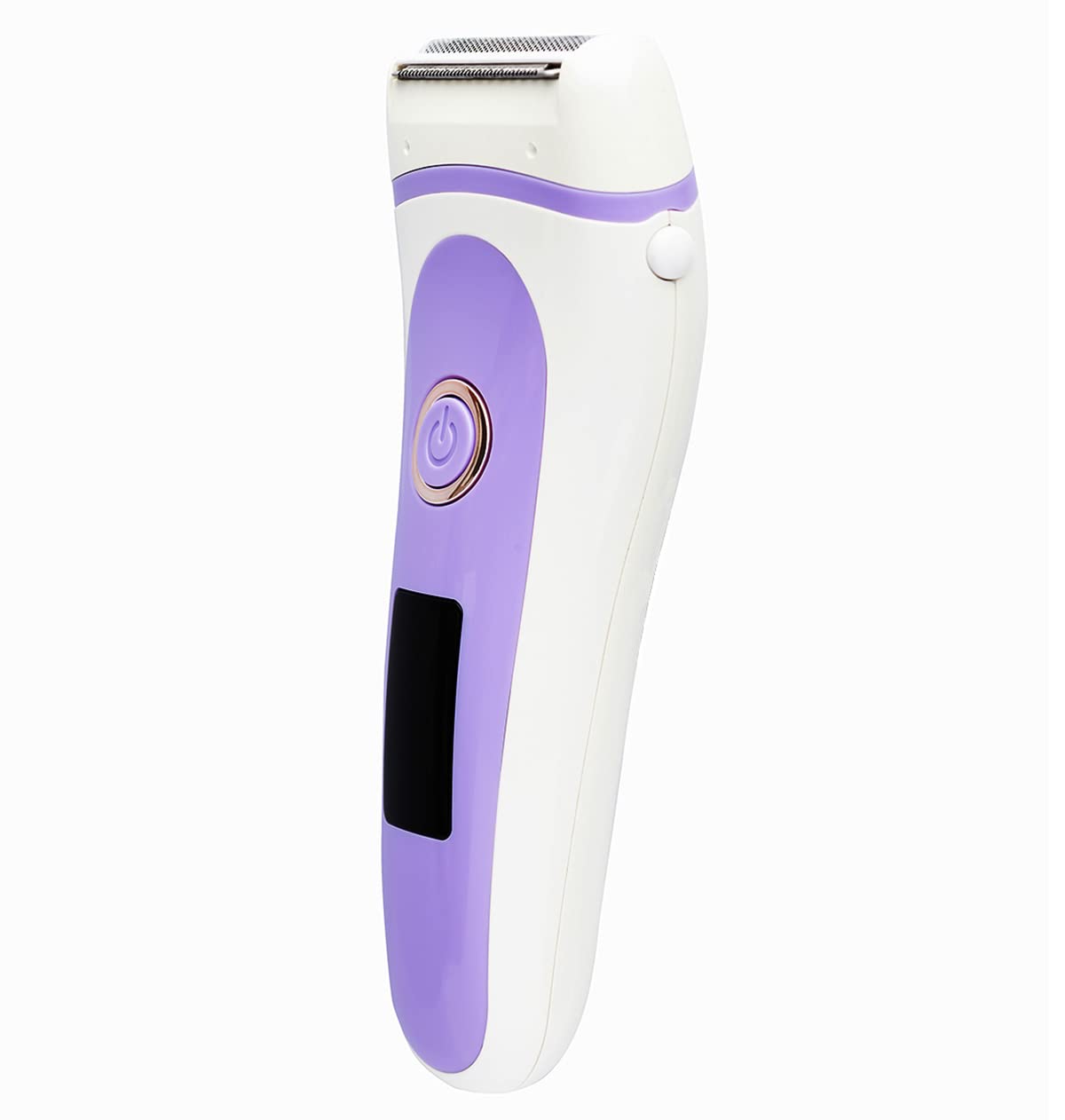 Electric Lady Shaver Bikini Trimmer Wet & Dry Rechargeable Cordless Painless Electric Razor for Women, LED Display Razor for Legs Underarms (Violet)