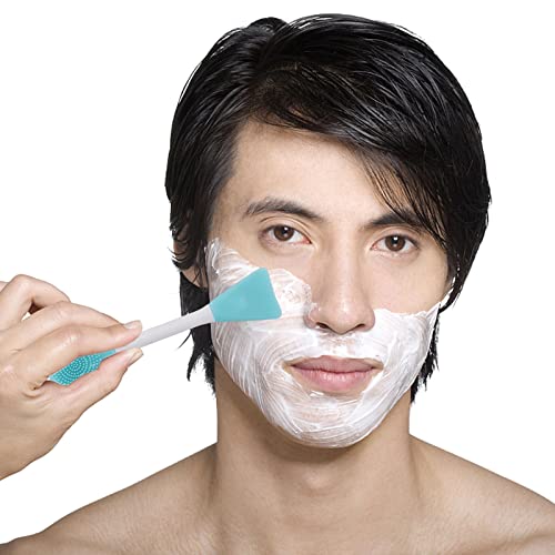 Tbestmax Manual Facial Brush Skin Cleansing Cleaner, Silicone Facial Scrubber, 2-in-1 Skin Care Face Wash for Deep Pore Exfoliation Massaging 10 Pcs