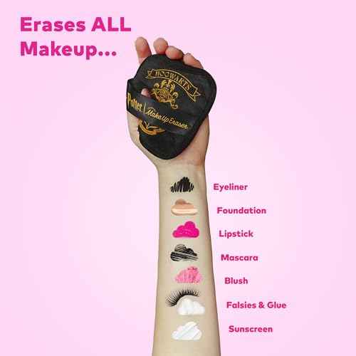 The Original Makeup Eraser, 7-Day Set, Erase All Makeup with Just Water, Including Waterproof Mascara, Eyeliner, Foundation, Lipstick, Sunscreen, and More! Harry Potter, 7ct.
