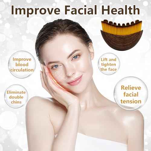 Lymphatic Contour Face Brush,Lymphatic Drainage Massager for Face and Body,Ergonomically Designed to Fit The Skin Precisely,Improves Skin