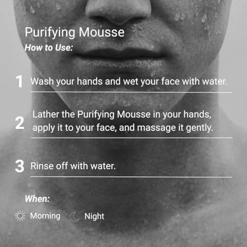 THAROS Men¡¯s Face Wash & Daily Facial Cleanser, Prevents Breakouts, Natural Anti-Aging Face Wash for Men, 6.4 fl.oz, Vegan, For Oily & Acne-Prone Skin