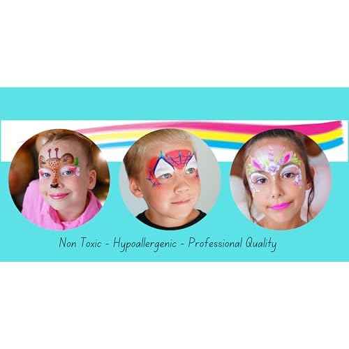 1 Stroke Palette 10 x 10g Face and Body Paint