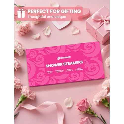 Shower Steamers Aromatherapy, 8 Pack Shower Bombs for Relaxation and Stress Relief, Natural Essential Oils Spa Gift Set for Women, Birthday Gifts, Self Care & Home Spa Experience