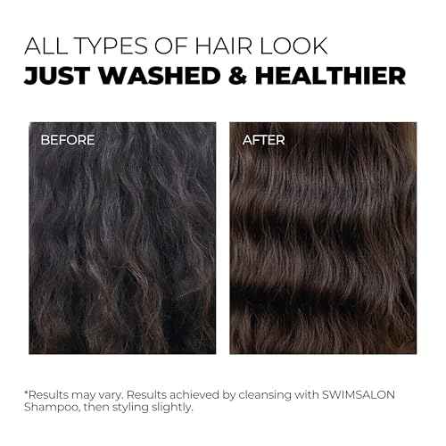 Chlorine Removing Shampoo for Swimmers | Vitamin C | Clarifying & Hydrating | Free of Sulfates, Silicones, Parabens (10.58 oz / 300g, Pack of 2)