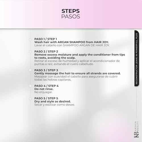 Kashia Beauty Reconstructor Leave-In Powerfull Plus 10.1 oz ? Plant-Based Collagen Hair Treatment ? Anti-Frizz UV Protection ? Deep Hydration with Shea Kokum & Illipe Butters