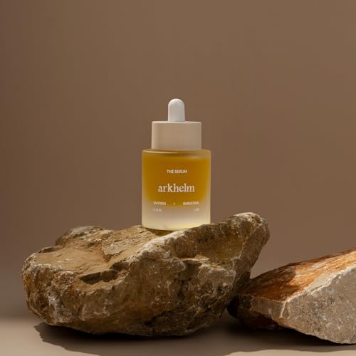 Bakuchiol and Saffron Face Serum - Cruelty-Free Organic Daily Facial Serum for Sensitive, Combination to Oily Skin - 30ML / 1 OZ. Vegan Calming Serum Facial for Brightening and Protection